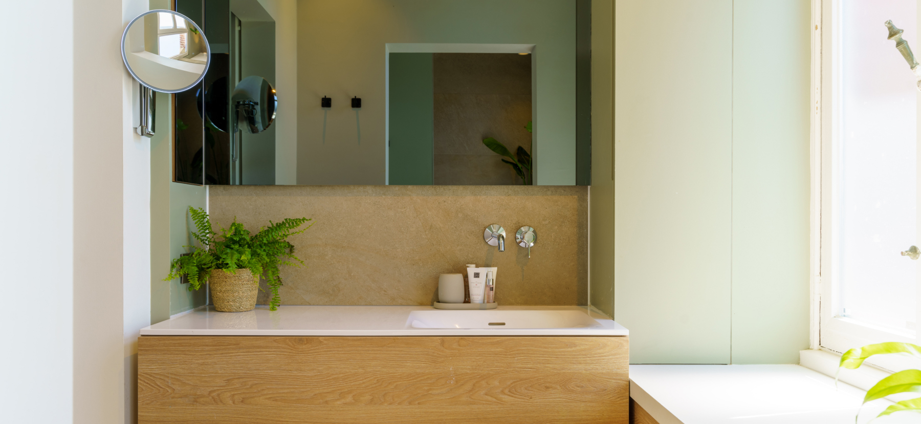 Realisatie: een dromerige design badkamer Ranst - Helga Interieur